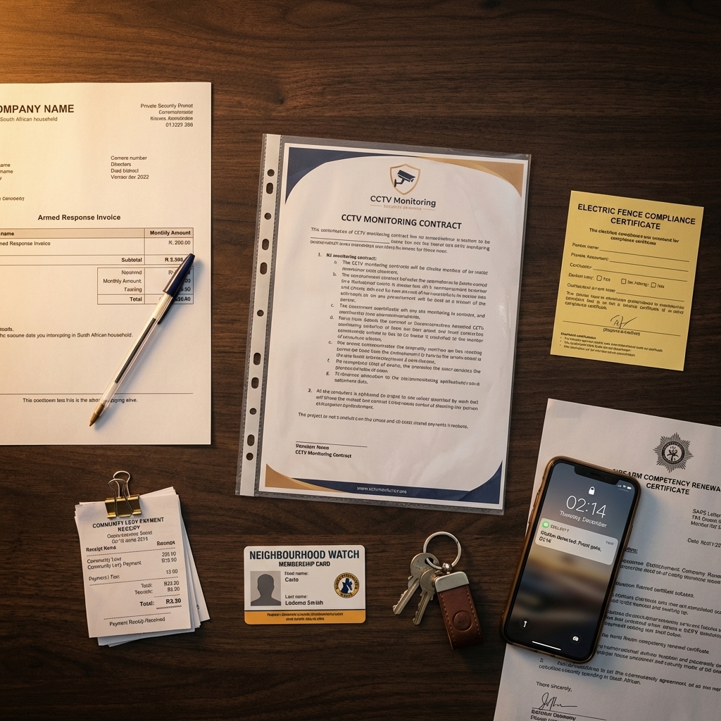 Household security expenses