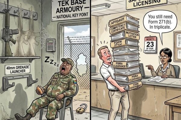 CSSA: Military base breach exposes state as source of criminal firepower