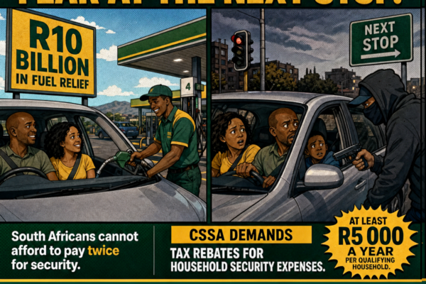 R10 billion in fuel relief: CSSA calls for R5 000 safety tax credit for households