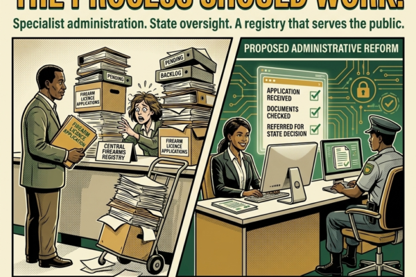 Restoring security: Why privatising the Central Firearms Registry is essential