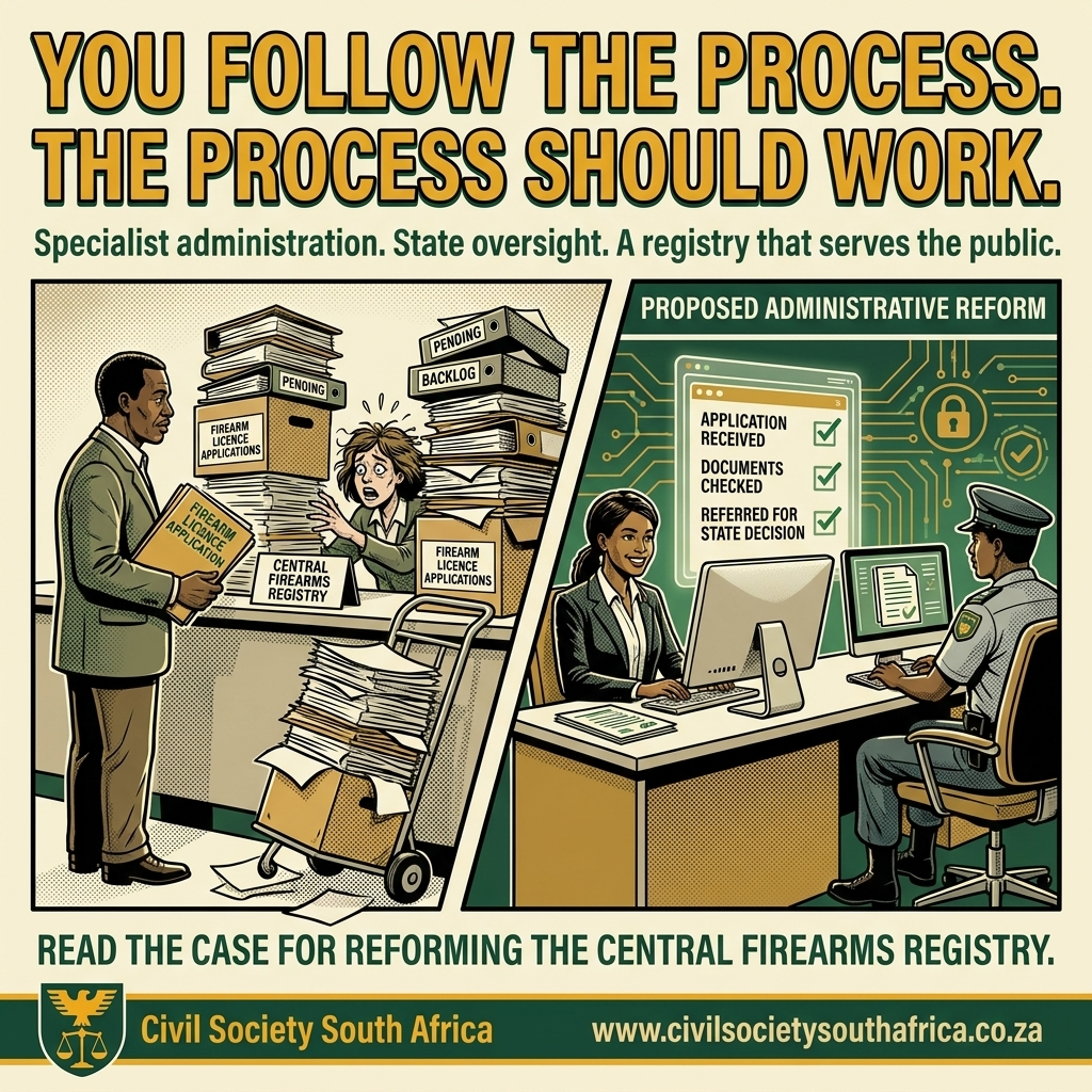 Restoring security: Why privatising the Central Firearms Registry is essential